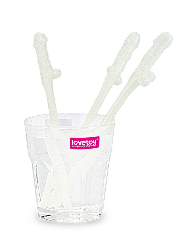 LOVE TOY - GLOW IN THE DARK RIETJES - SET VAN 9