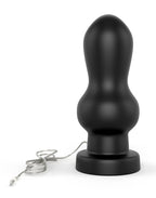 LOVE TOY KING SIZE VIBRATING ANAL RAMMER 18 CM ZWART