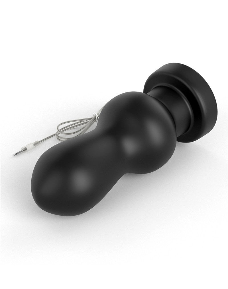 LOVE TOY KING SIZE VIBRATING ANAL RAMMER 18 CM ZWART