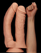 LOVE TOY REALISTIC MEGA DOUBLE DILDO 30 CM NUDE