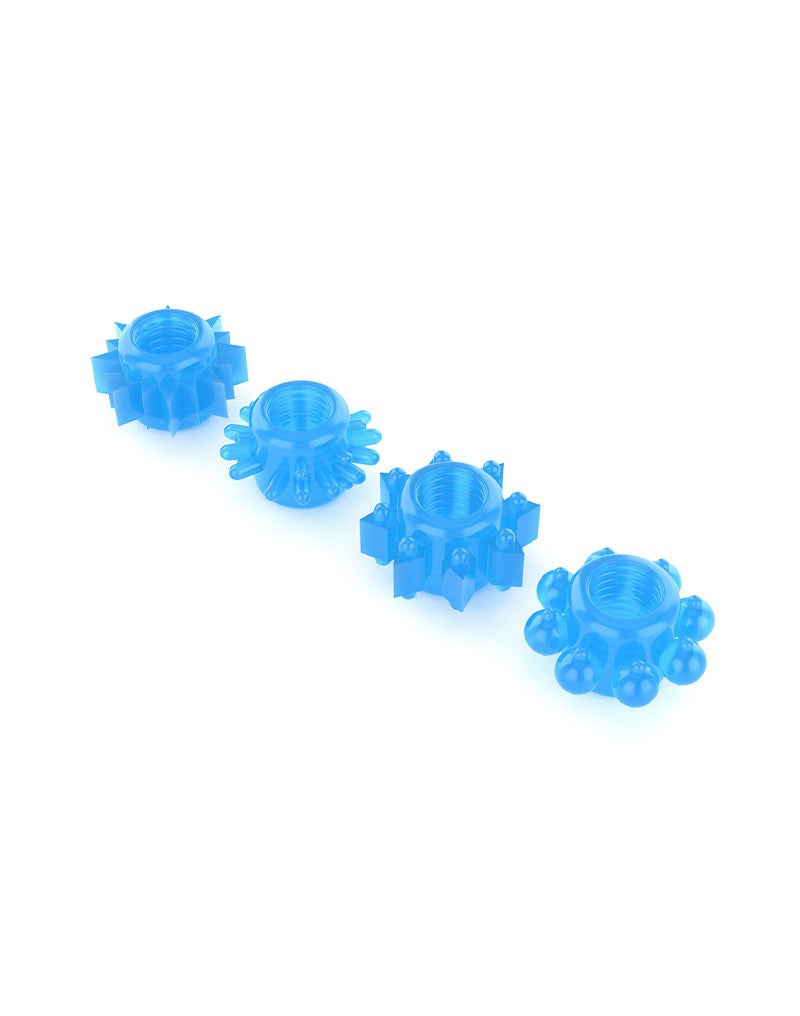 LUMINO PLAY COCK RING SET VAN 4 GLOW IN THE DARK