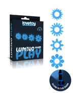 LUMINO PLAY COCK RING SET VAN 4 GLOW IN THE DARK