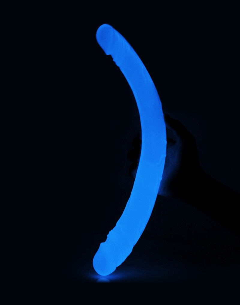 LUMINO PLAY DUBBELE DILDO 37 CM GLOW IN THE DARK