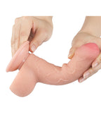 SCHUIFHUID DILDO 19.5 CM ( en Oslash 3.6 CM) NUDE