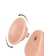 SCHUIFHUID DILDO 19.5 CM ( en Oslash 3.5 CM) NUDE