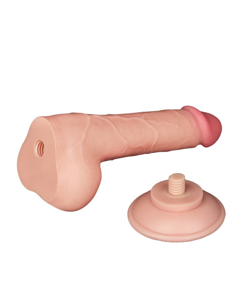 SCHUIFHUID DILDO 19.5 CM ( en Oslash 3.6 CM) NUDE