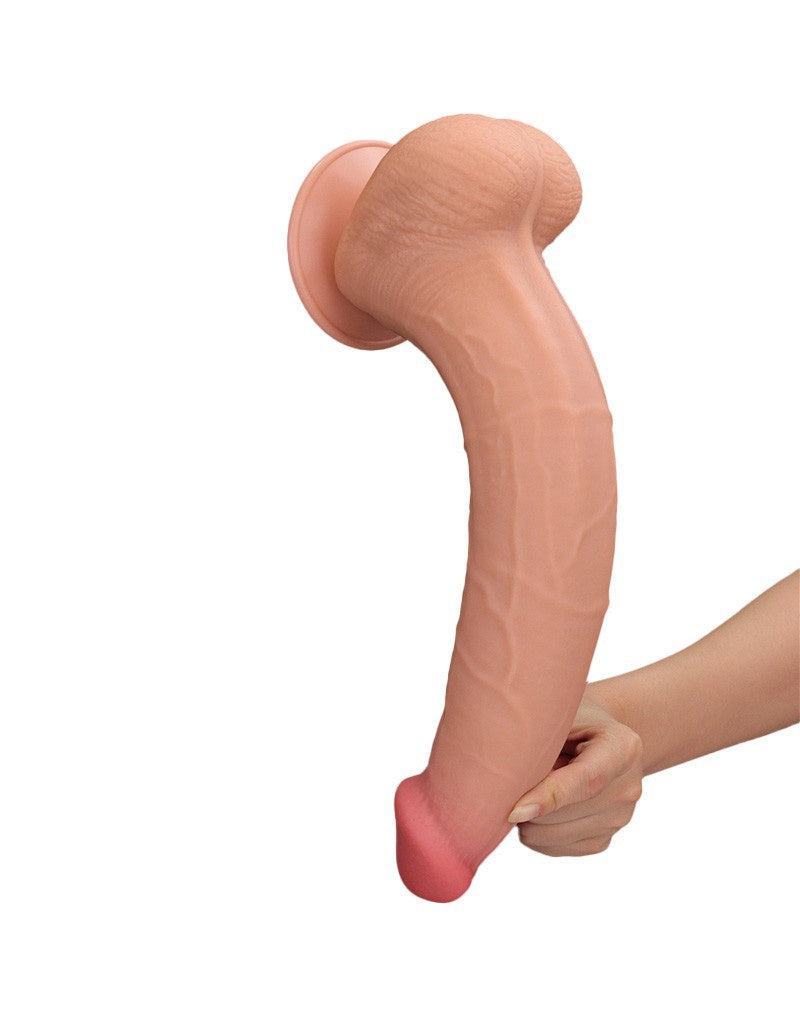 LOVETOY - SLIDING SKIN DILDO 34 CM  NUDE