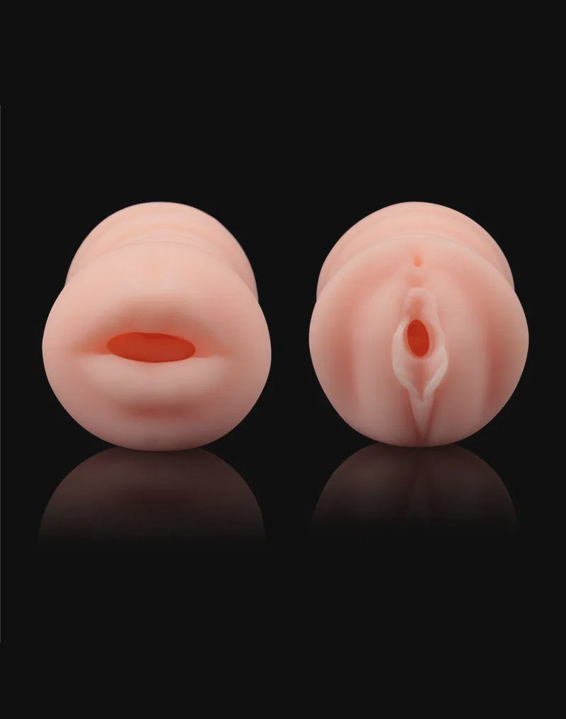 Virgin-Skin Blowout Double Side Stroker Vagina and Mouth