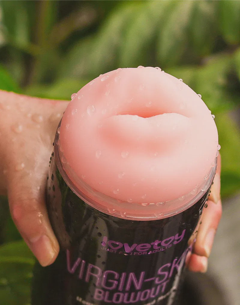 Virgin-Skin Blowout Double Side Stroker Vagina and Mouth
