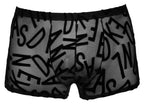 Mesh Shorts met Letterprint