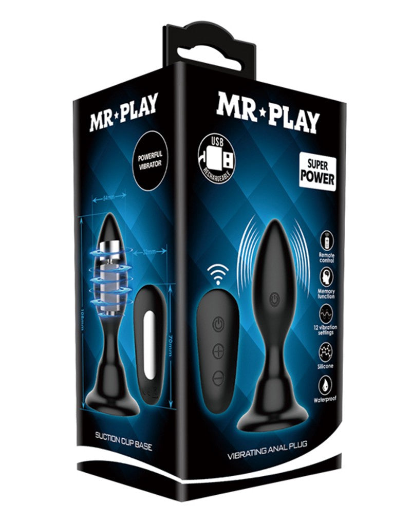MR. PLAY VIBRERENDE ANAAL PLUG 5014