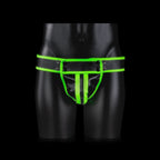 Striped Jockstrap - Glow in the Dark - Neon