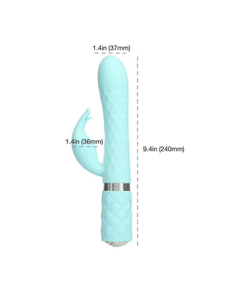 PILLOW TALK LIVELY RABBIT VIBRATOR MINT
