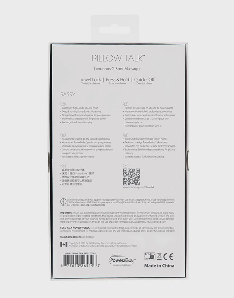 PILLOW TALK – SASSY ROZE