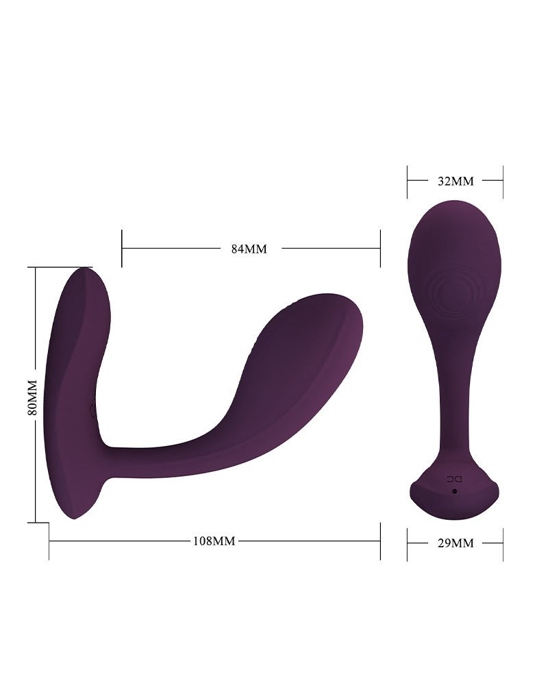 DRAAGBARE G-SPOT VIBRATOR MET APP-BEDIENING