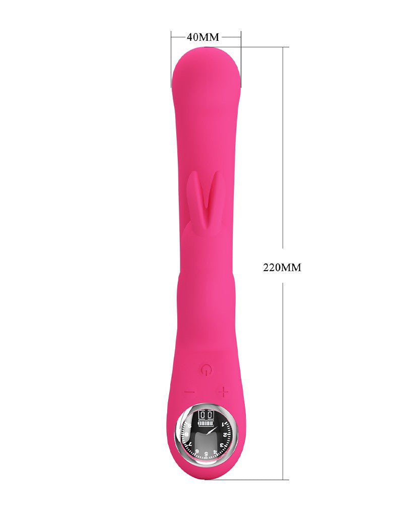 LAMAR - RABBIT VIBRATOR MET DIGITAAL LED DISPLAY