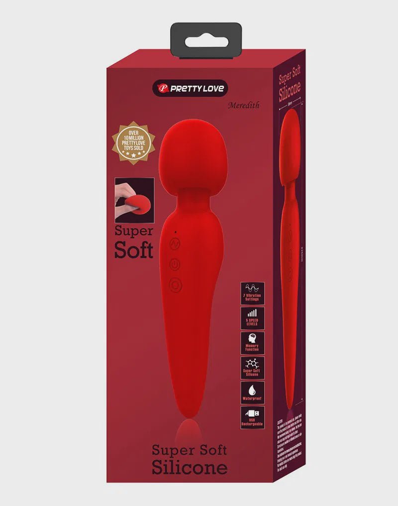 Pretty Love - Meredith - Wand Vibrator - Rood
