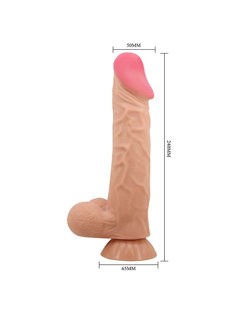 SLIDING SKIN 24 CM (Ø 5 CM) - NUDE