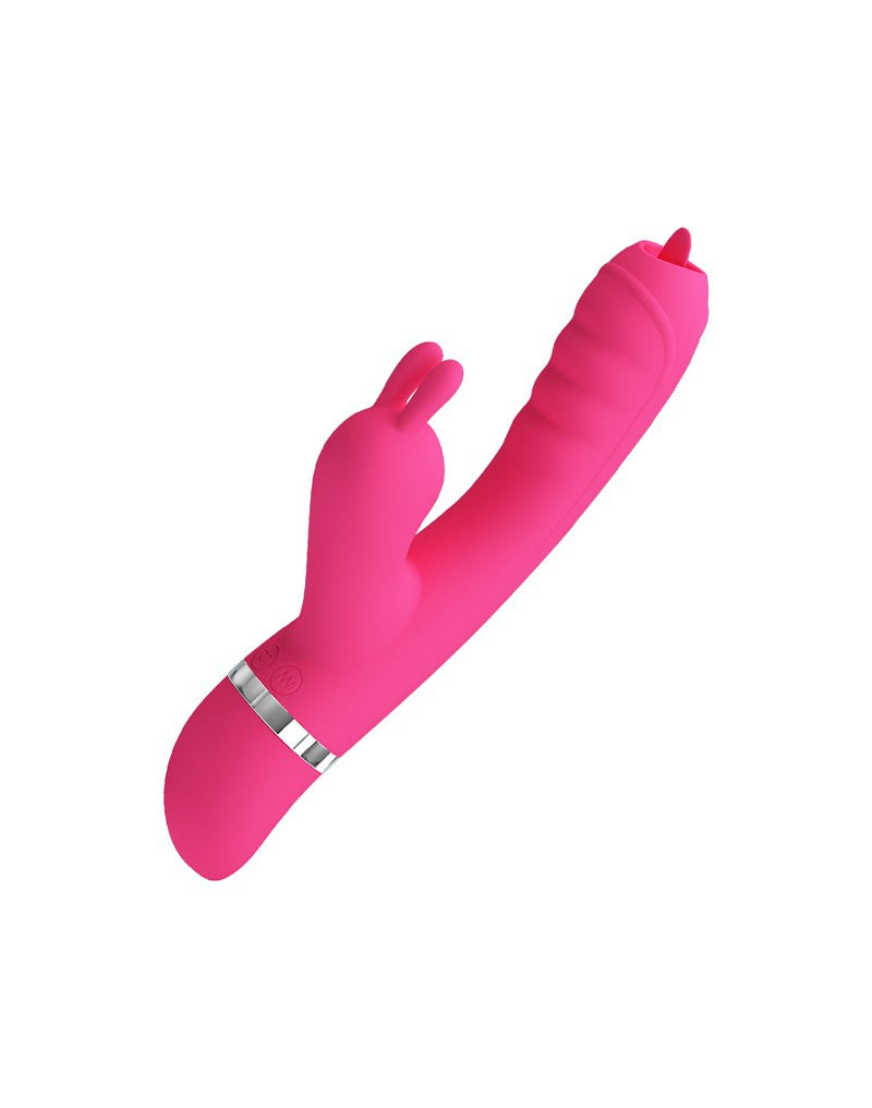 PHOENIX RABBIT VIBRATOR MET ZUIGFUNCTIE ROZE