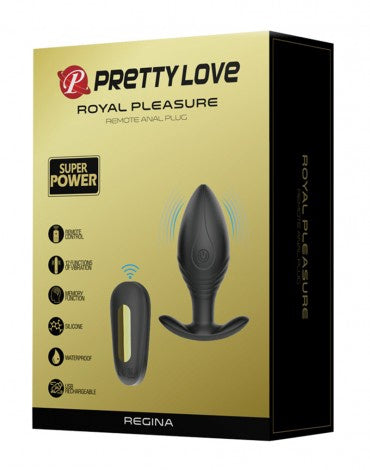 PRETTY LOVE ROYAL REMOTE ANAL PLUG