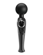 SKYLER  WAND VIBRATOR MET DIGITAAL LED DISPLAY ZWART