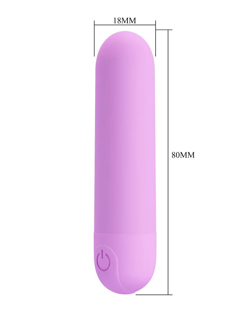 Pretty Love Stefan Mini Bullet Vibrator Oplaadbaar Paars - Private Fun