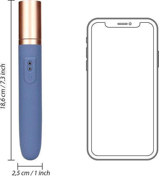 Reis vibrator met glijmiddel compartiment en pomp