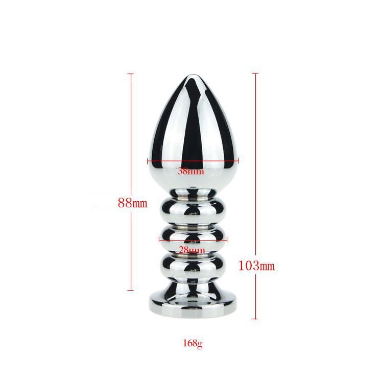 Ribbed Buttplug Clear