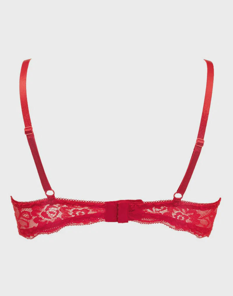 Amorable by Rimba  1/2 Cup BH  Rood