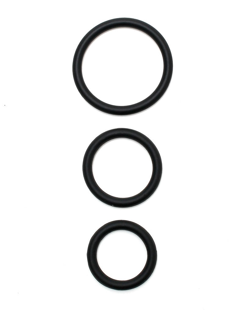 FLEXIBLE SILICONE COCKRING TRIO