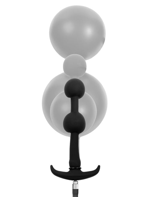 ATEX PLAY OPBLAASBARE ANAALPLUG MET DUBBELE BALLON EN POMP