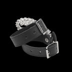 Rimba Lederen Handboeien met Afneembare Ketting