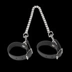 Rimba Lederen Handboeien met Afneembare Ketting