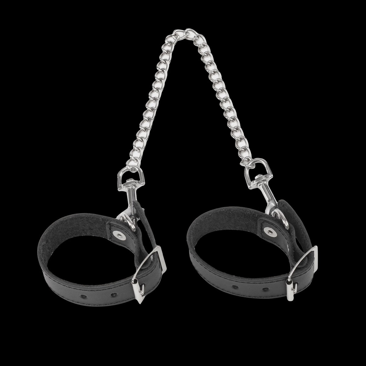 Rimba Lederen Handboeien met Afneembare Ketting