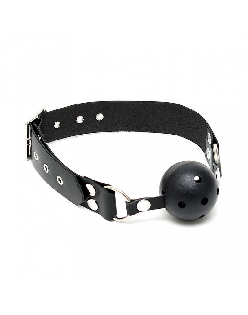 Mondknevel met plastic bal simpel