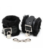 PADDED HANDCUFFS WITH PADLOCKS AND FUR
