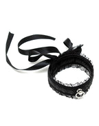 BONDAGE PLAY SATIJN LOOK KRAAG ONE SIZE ZWART