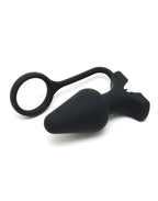 SILICONE BUTT PLUG MET COCKRING