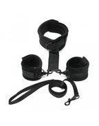 SOFT BONDAGE HALSBAND MET HANDBOEIEN