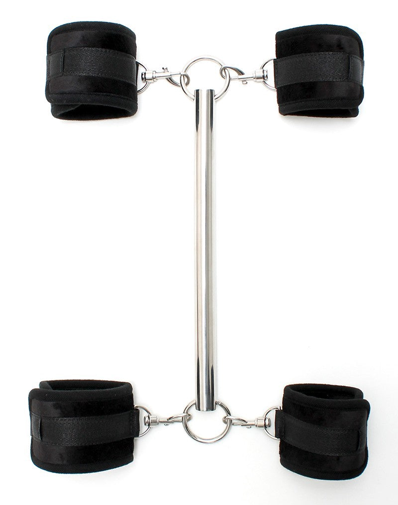 SPREADER BAR WITH DETACHABLE 4 CUFFS
