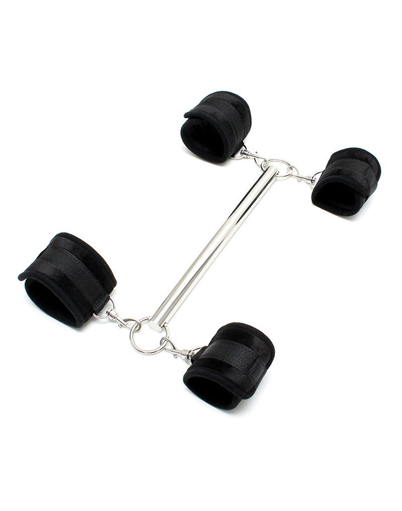 SPREADER BAR WITH DETACHABLE 4 CUFFS