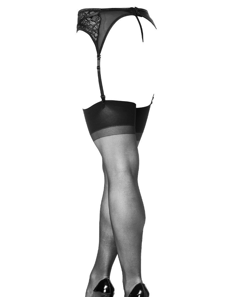 JARRETEL MET SLIP EN KOUSEN ONE SIZE ZWART