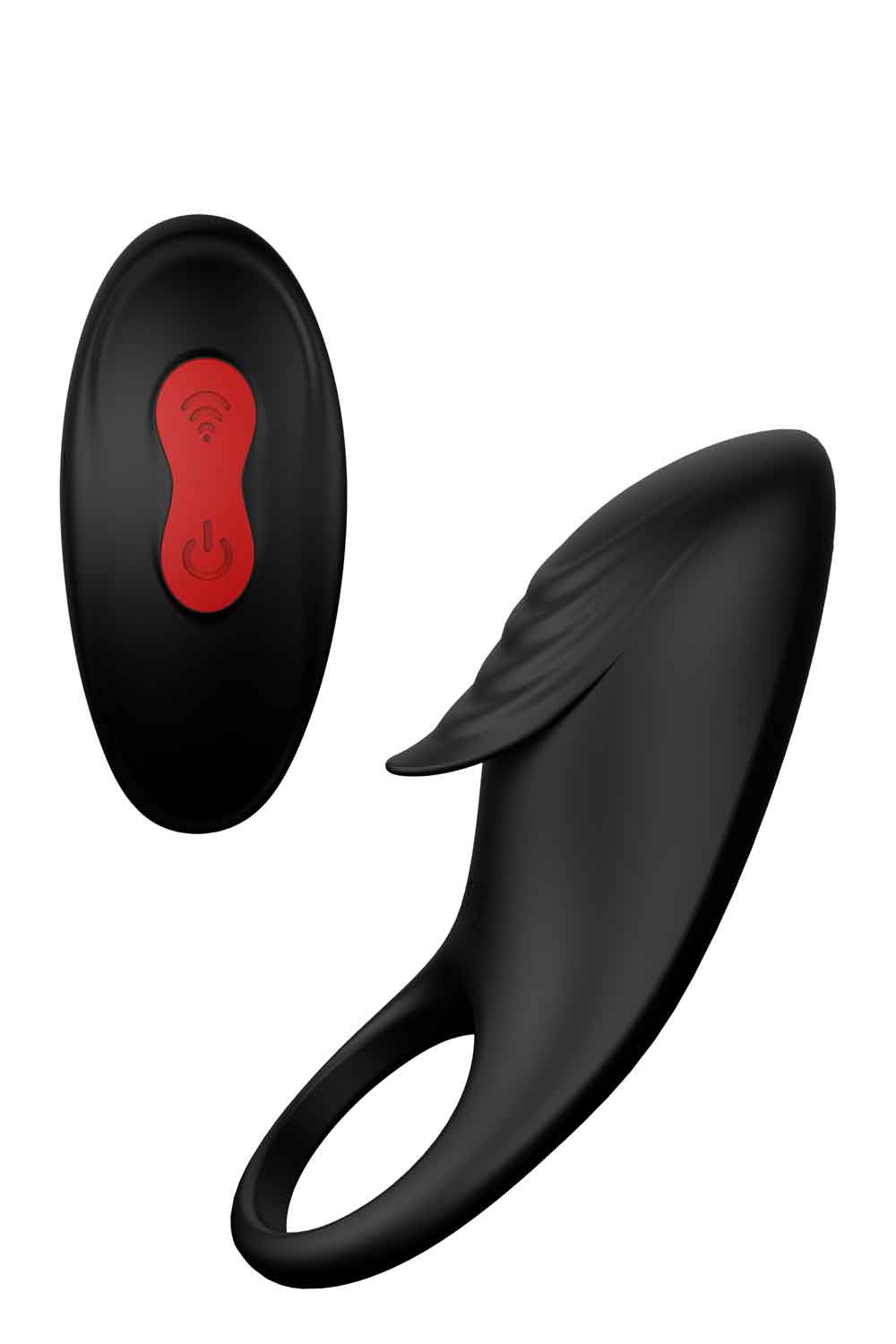 RINGS OF LOVE REMOTE COCKRING ZWART