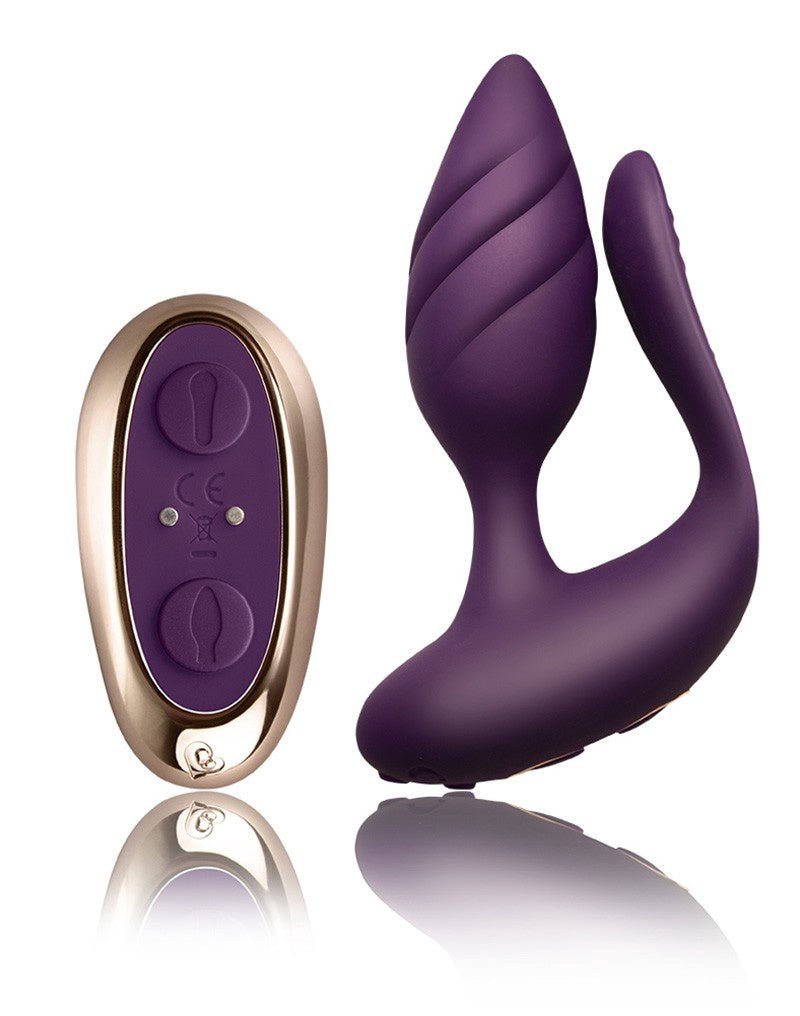 Rocks-Off - Cocktail Koppelvibrator - Burgundy