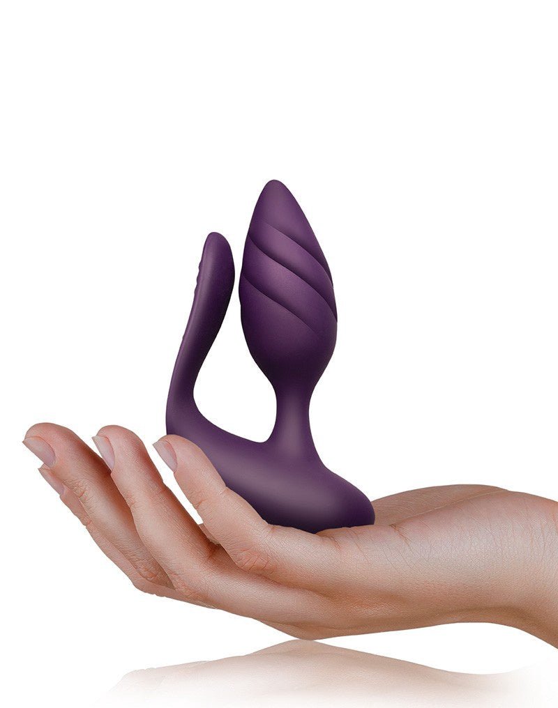 Rocks-Off - Cocktail Koppelvibrator - Burgundy