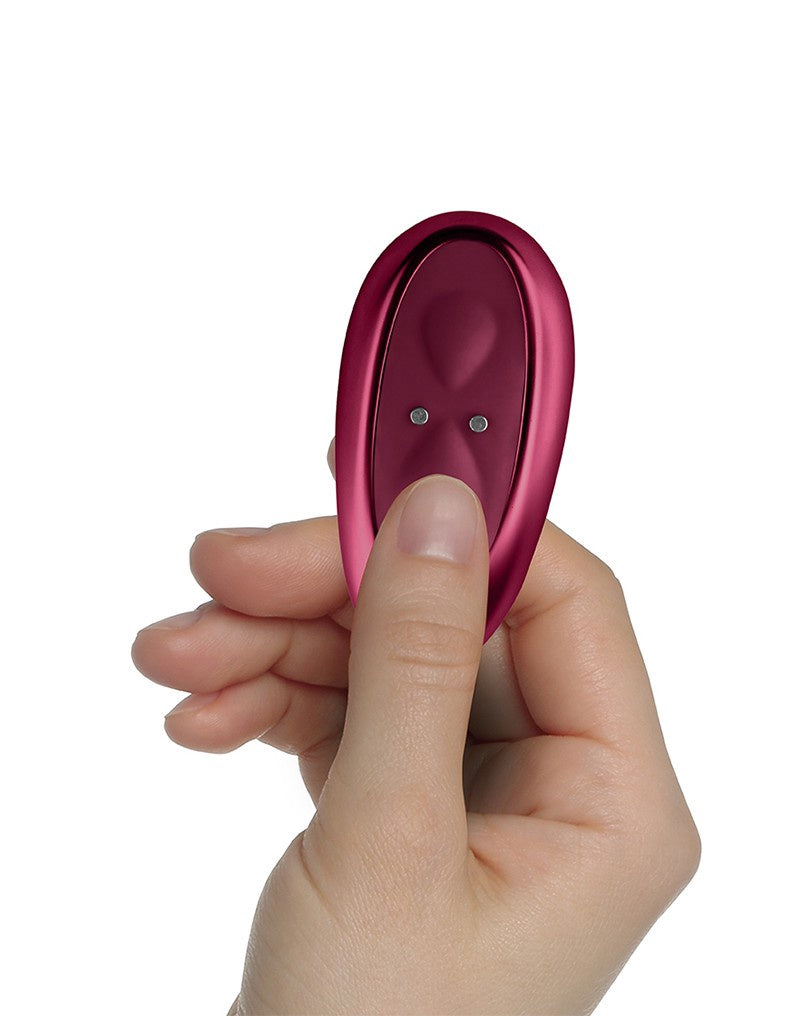 Rocks-Off - Ruby Glow Rosa - Sit-on Vibrator with Remote Control