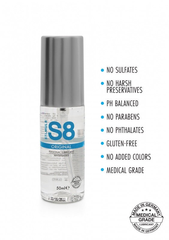 S8 Waterbased Lube 50ml