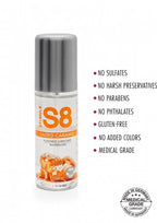 S8 WB Flavored Lube 125ml Caramel