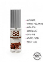 S8 WB Flavored Lube 50ml Chocolade