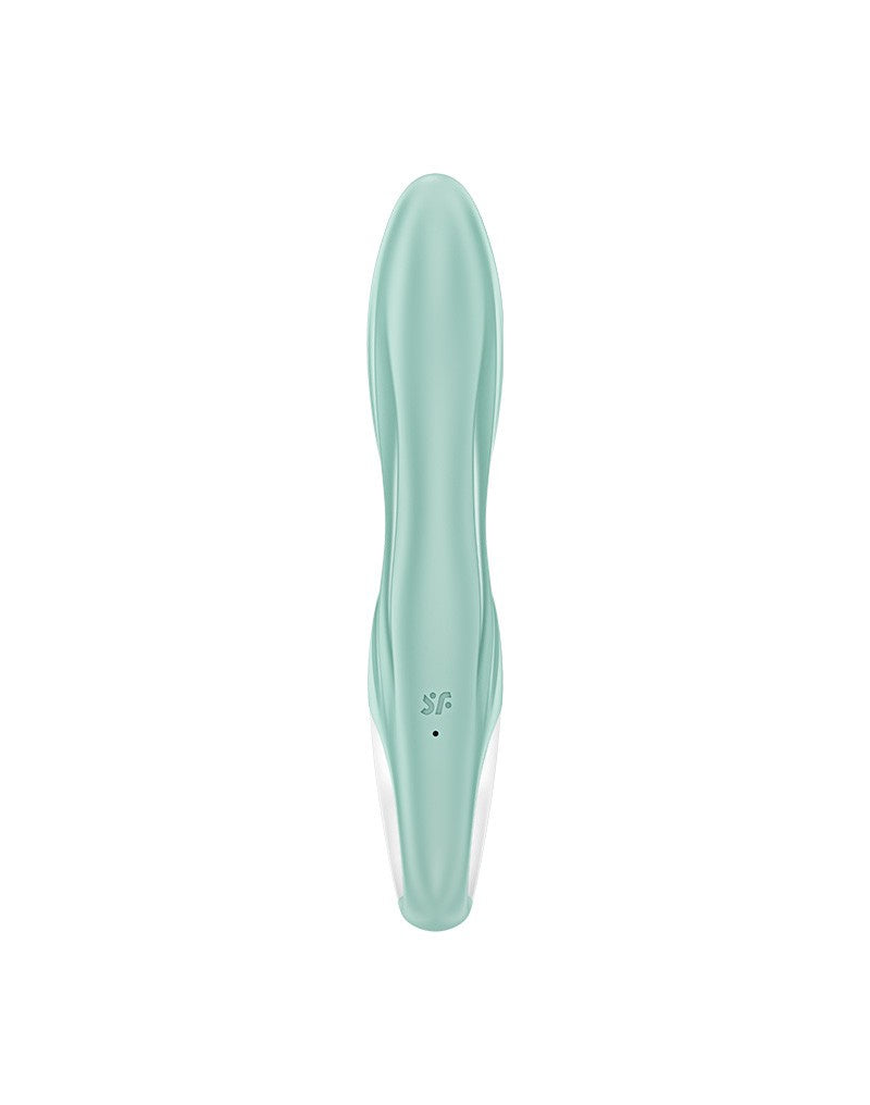 SATISFYER - AIR PUMP BUNNY 5+ - OPBLAASBARE RABBIT VIBRATOR (MET APP CONTROL) - MINT